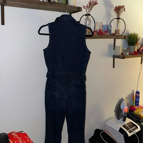 Rewash Classic Blue Denim Jumpsuit - Picture 6 of 7